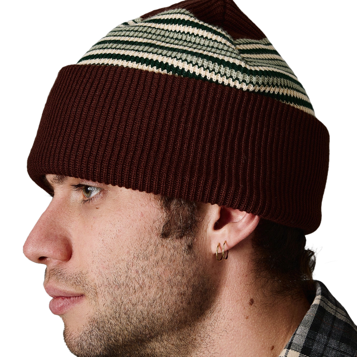 Passport Striped Organic Knit Beanie