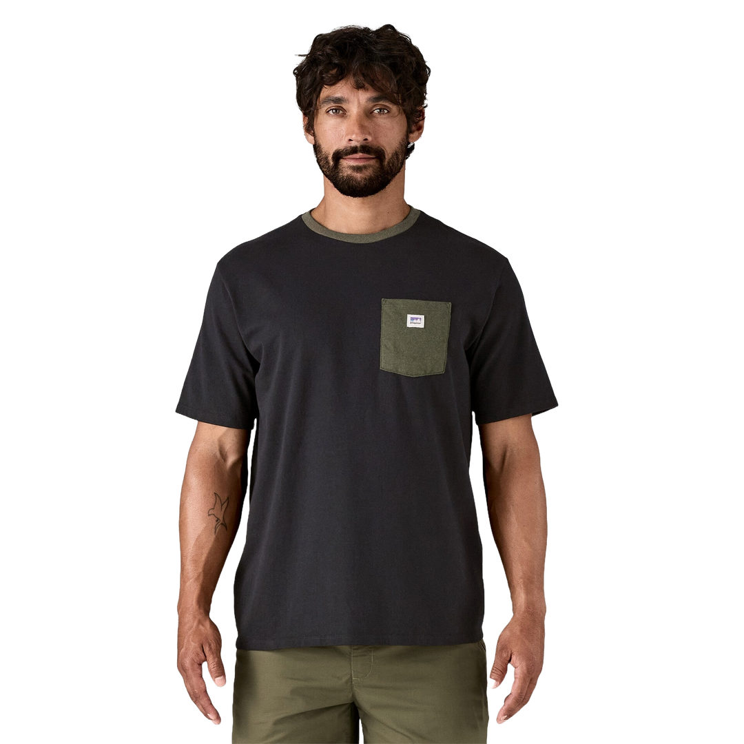 Patagonia Shop Sticker Pocket Responsibili-Tee