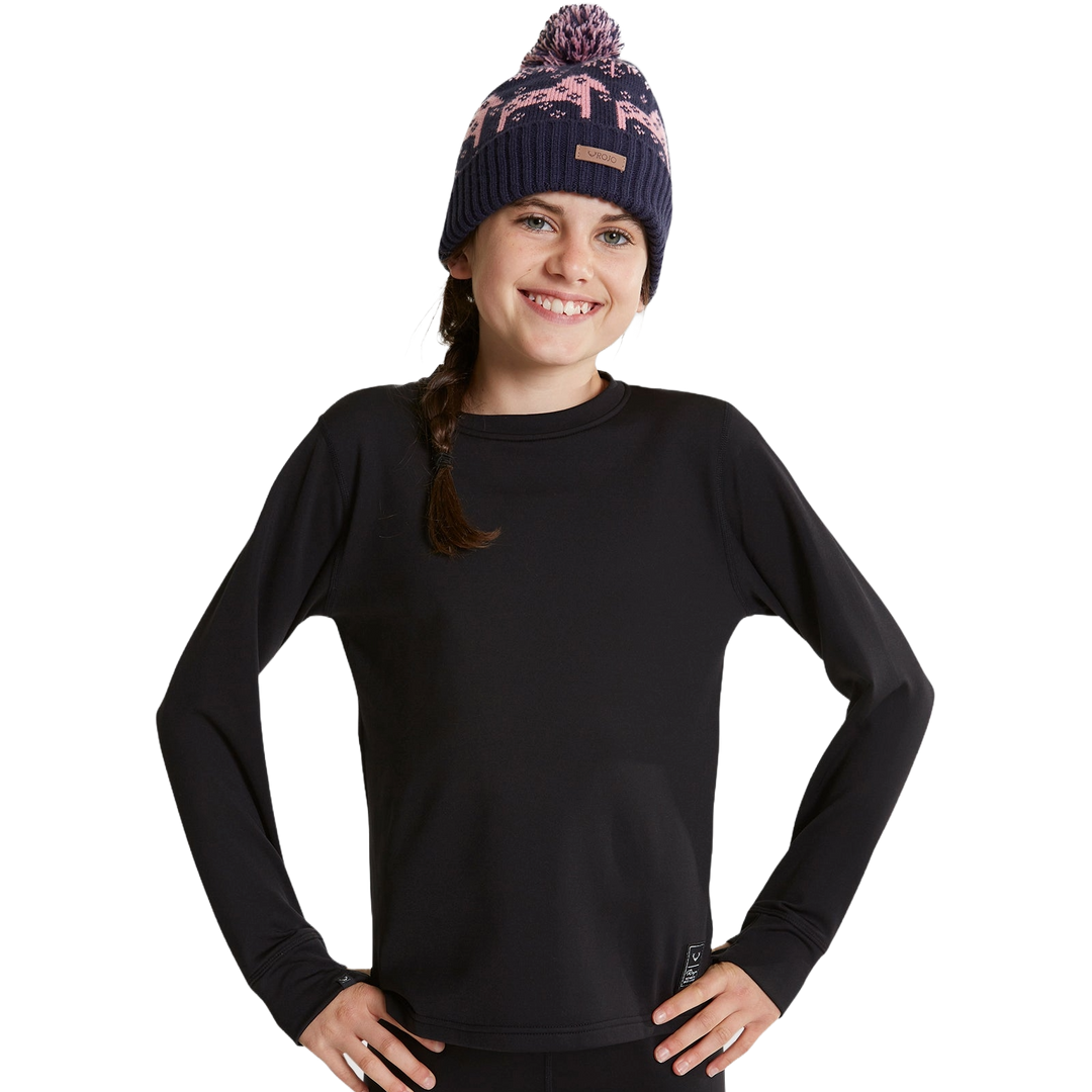 Rojo Jyndie Crew Neck Girls Thermal Top