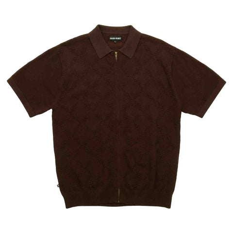 Passport Brasco Zip Knit Shirt